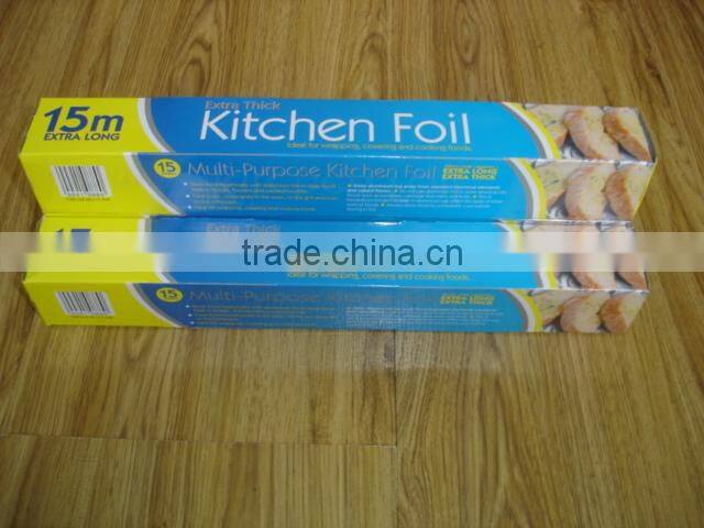 Aluminum foil for food wrapping