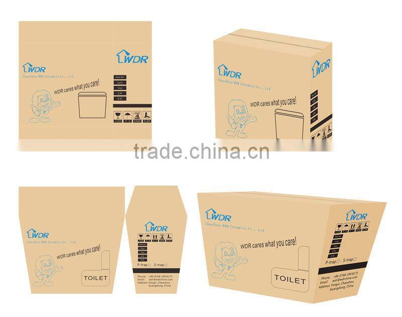 Ceramic factory wholesale bathroom p trap wc
