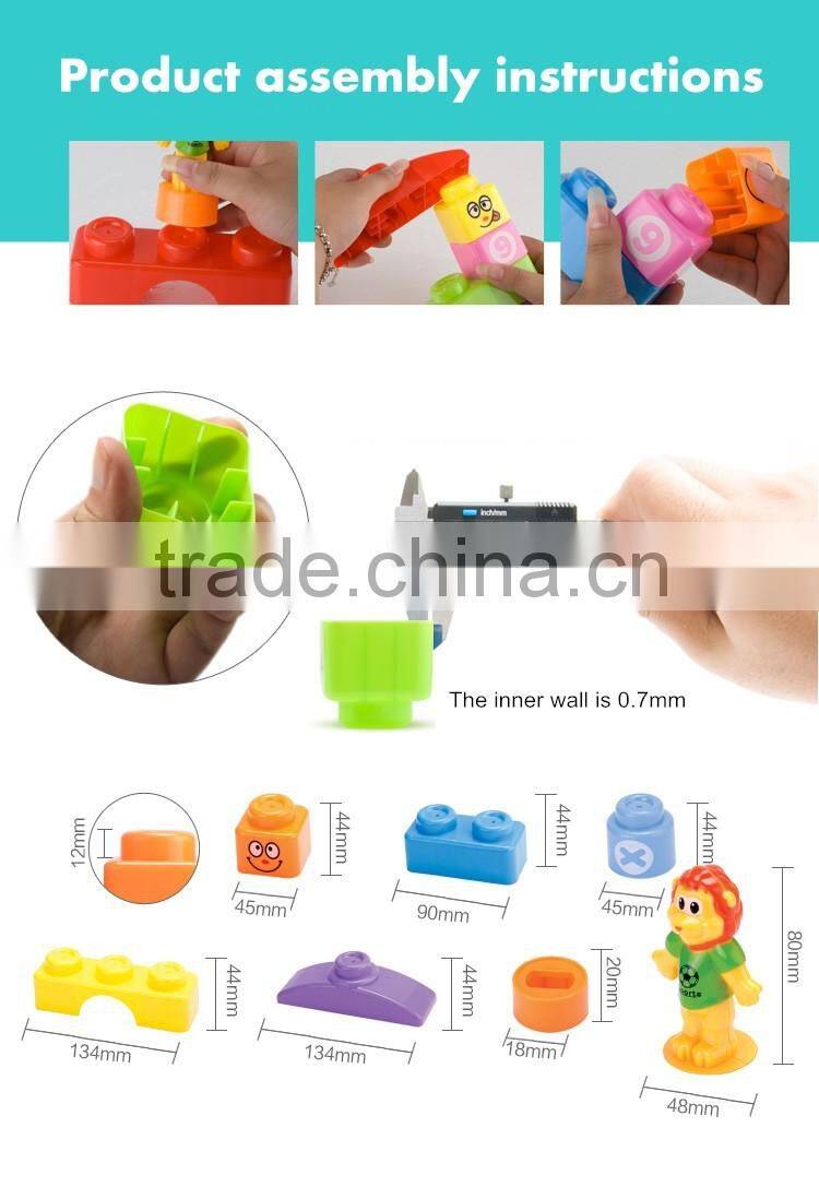 Puzzle paradise Plstic Educational building block for children