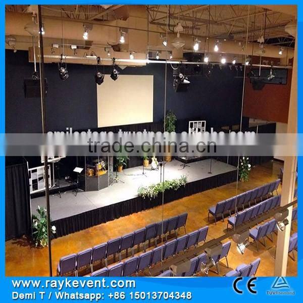 Modern adjustable portable event stage concert sound systems portable stage for sale