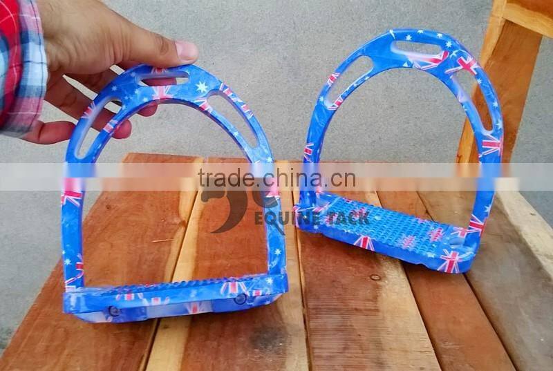Jin Stirrups, Aluminium Horse Riding Lightweight Non Slip Treas Jin Stirrups, Kinko Stirrup