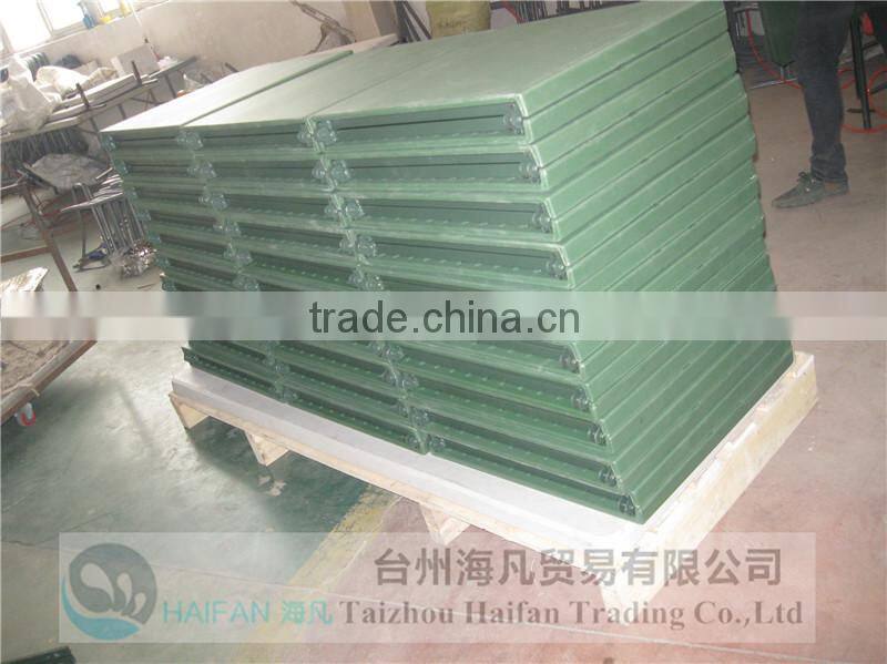 durable 122cmadjustable green troop plastic folding dining table and chair with lock/high quality plastic dining table for troop