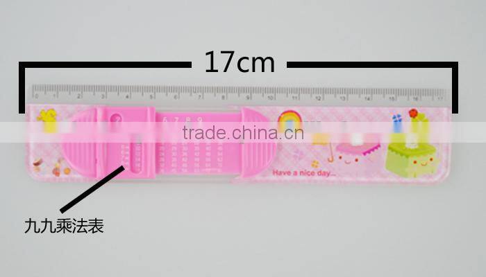 sliding ruler, plastic ruler triangle protractor set