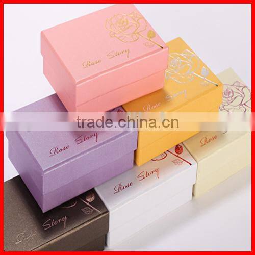 Excellent Various Colorful Square Small Cute Flower Painting Watch Box Wholesale
