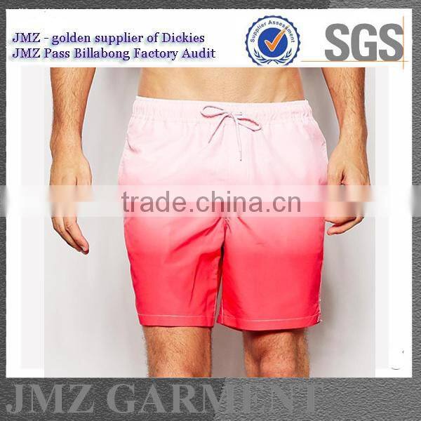 wholesale custom OEM polyester beach shorts swimwear for young teen boys your own design new products 2016 low moq Alibaba
