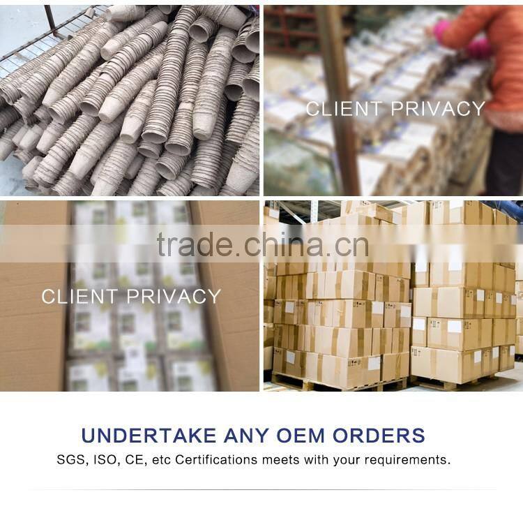 Environmental disposable paper pulp food packaging