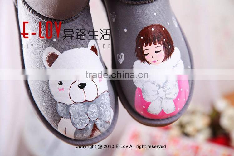 NO.U002G Latest design women winter shoes/Women shoes winter/Ladies winter shoes