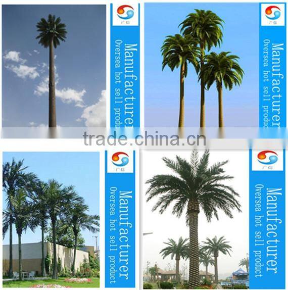 steel telecommunication camouflaged palm tree tower