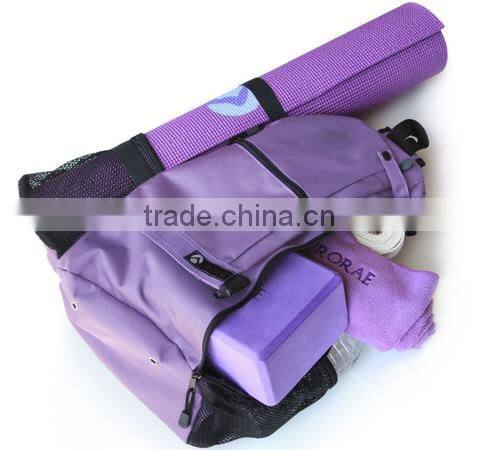 Yoga Mat Backpack; Multi-Purpose Crossbody Sling Backpack; Good for Hiking, Biking, Walking, Travel, Sport and Beach