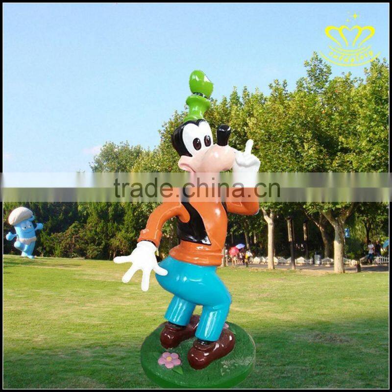 Custom outdoor landscape sculpture FRP cartoon Mitch Mini painting exhibition decorative sculpture