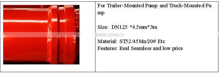 China Product concrete pumping pipes for pump truck