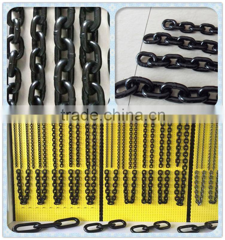 usa g70 chain with clevis/eye grab hooks on both ends