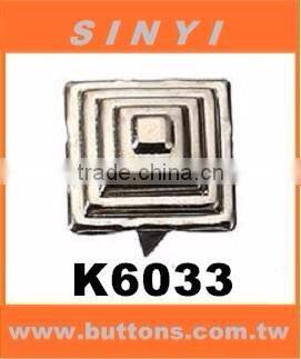 Decorative metal Stud rivets button for leather clothing bag