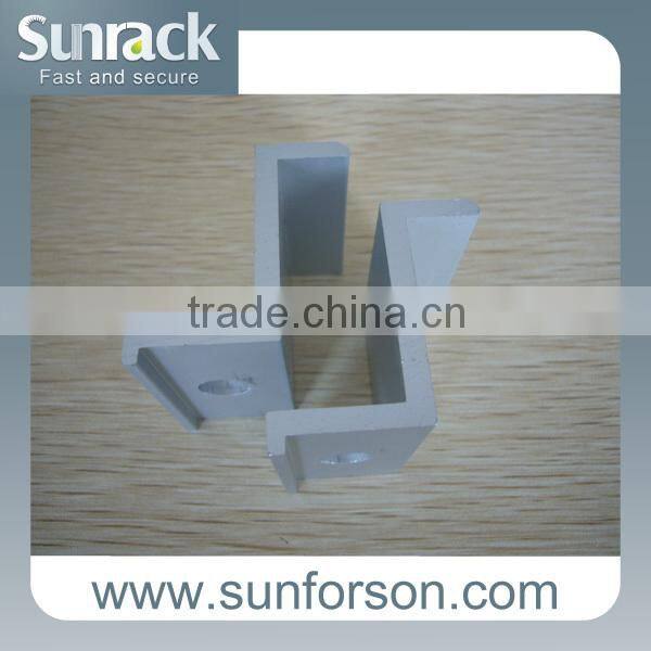 aluminium solar panel rails and clamps