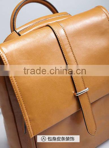 New arrival brown ladies leather handbag women