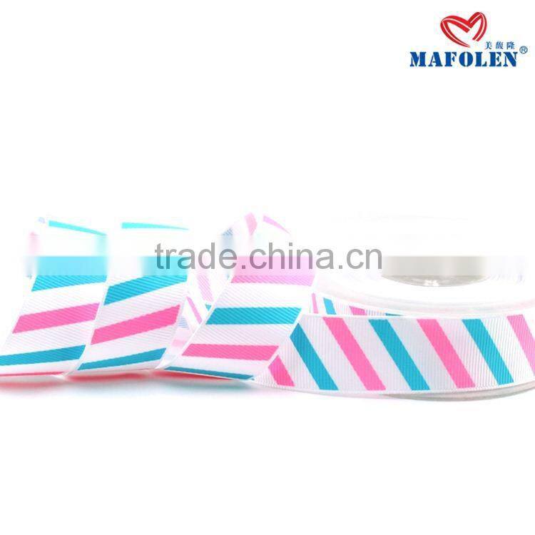 cheap price printed wired 50mm grosgrain ribbon for wedding decoration