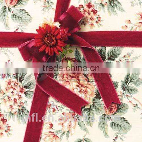2014 hot sale high quality wholesale velvet ribbon