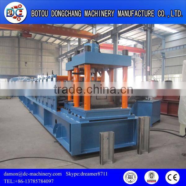 High-efficienyTrapezoidal Roof Tile Metal Making Roll Forming Machine