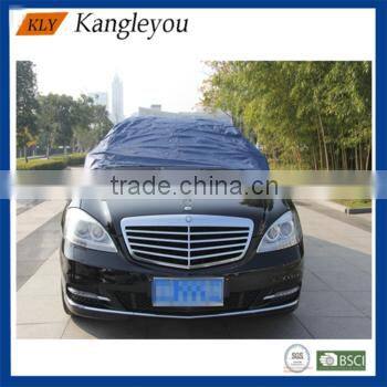 silvery car cover/polyester half car cover
