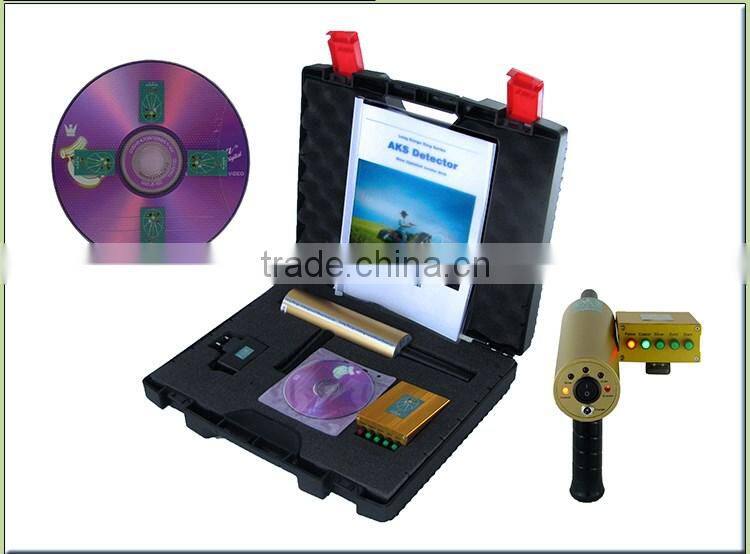2016 hot sell!! AKS Long Range Gold Diamond Silver Copper Precious Stones Variety of Metal Detector+ Free shipping