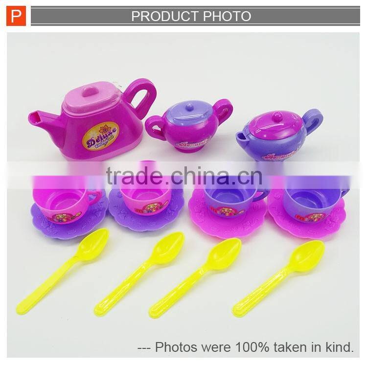 Popular pretend toys kitchen play set tea cup set toys for children