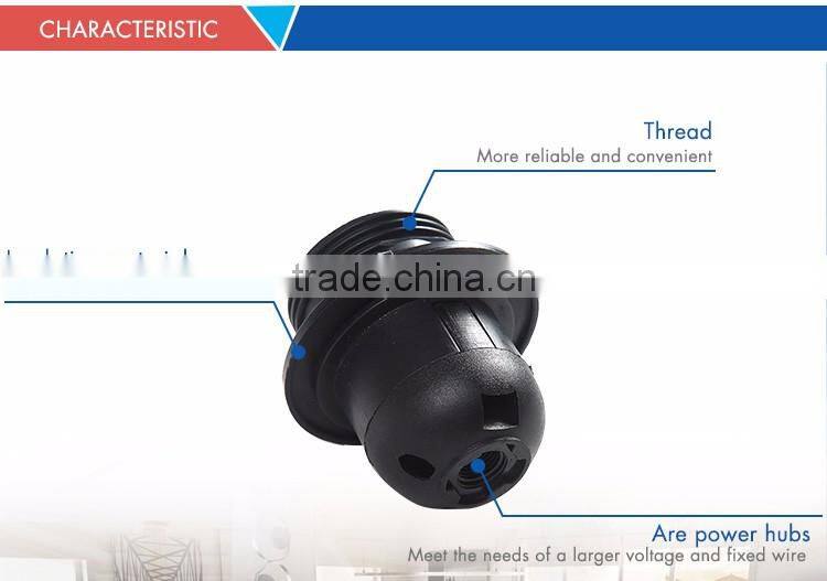 ceramic iron thread fitting e39 e40 lamp base , pendant light holder supplier