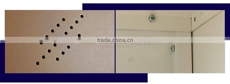 6 door brown wardrobe stainless steel knock down locker key lock wardrobe cabinet