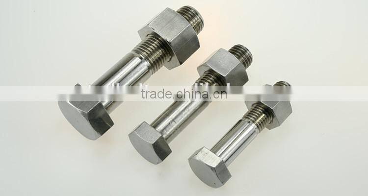 Decorative full M10 DIN975 hot dip galvanized bolt and nut