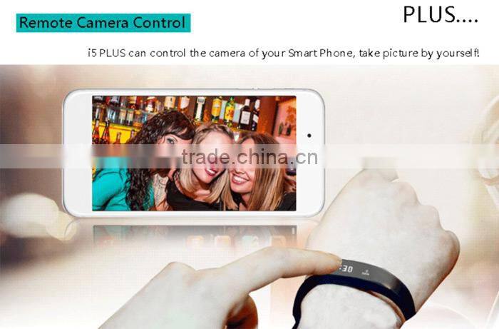 best selling I5 Plus Smart Bracelet Bluetooth 4.0 Waterproof Sleep Monitor Smart band Android 4.3 & IOS7.0 smart watch