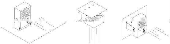 AP-DC2451 mini desktop ionizing air blower anti static blower for film machine