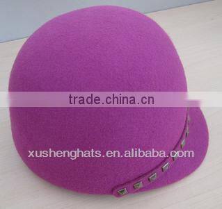 wholesale high quality wool riding hats,sports hat and cap with printing