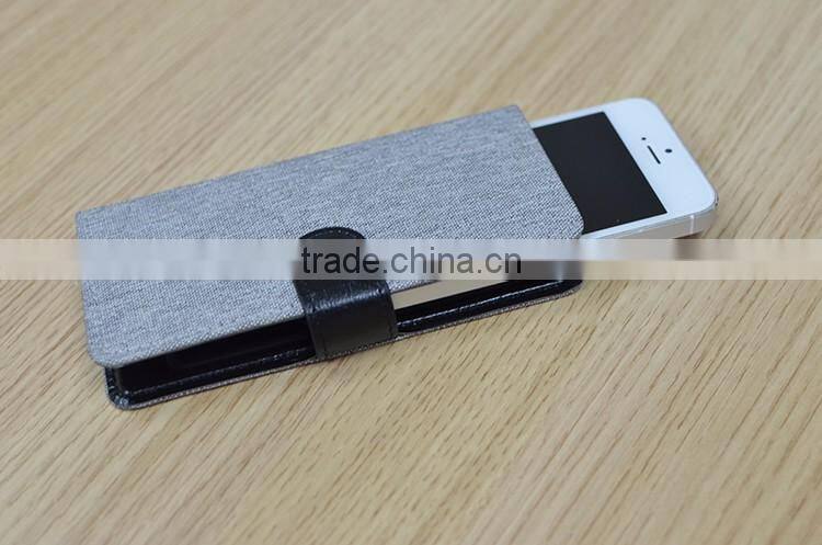 Fabric smart phone case with lanyard, fabric mobile phone case with the bottom price