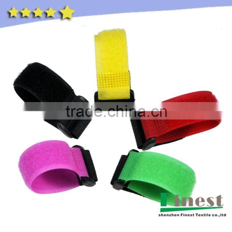 100% nylon customized Hook and loop cable tie