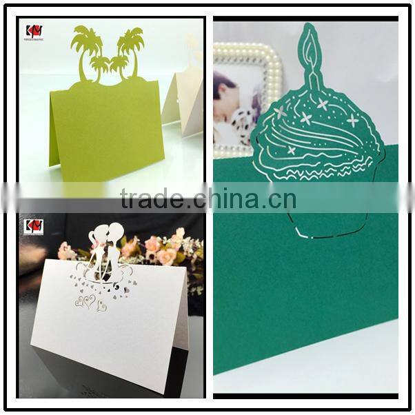 Cute pig paper cut handwork paper greeting card wholesale
