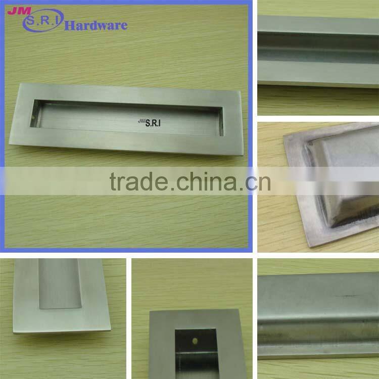 2015 New design rectangle stainless steel hidden kitchen cabinet handles
