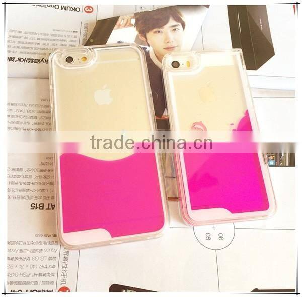 Creative Design Colorful Liquid Phone Case For iPhone 6s 6s Plus