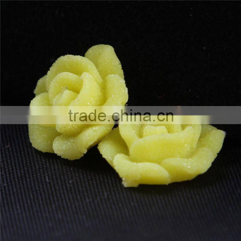 2016 spring newest popular supplier favorite druzy resin flower flatback-zhiya factory