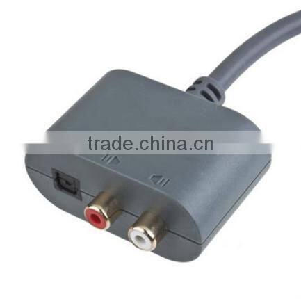 RCA Audio Adapter AV Cable Cord For XBOX 360 Slim
