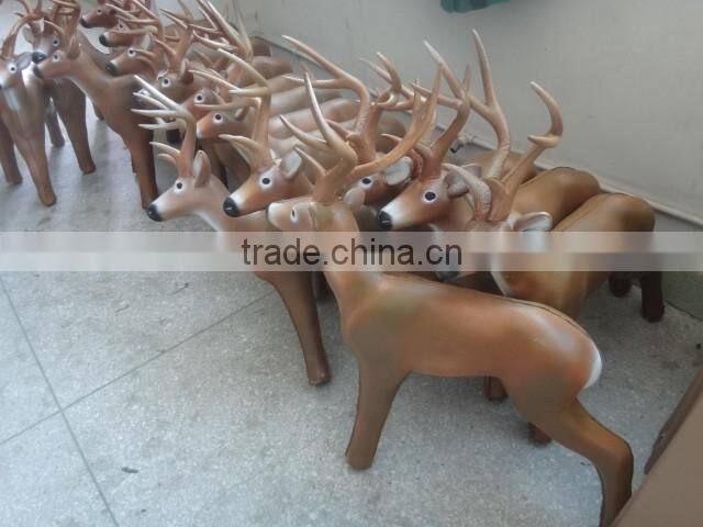 Shooting archery deer target