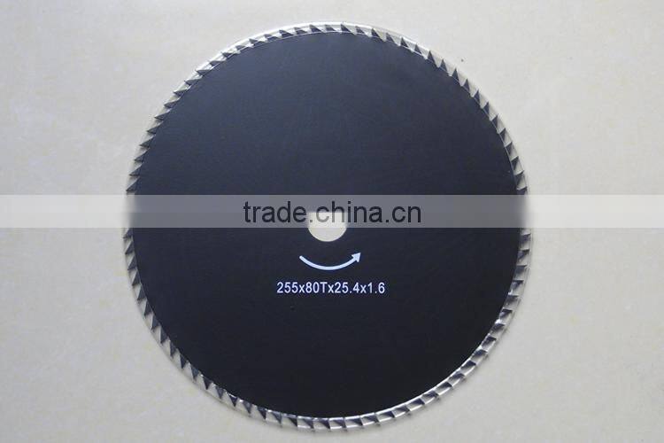 Gas petrol type brush cutter grass trimmer straight metal blade