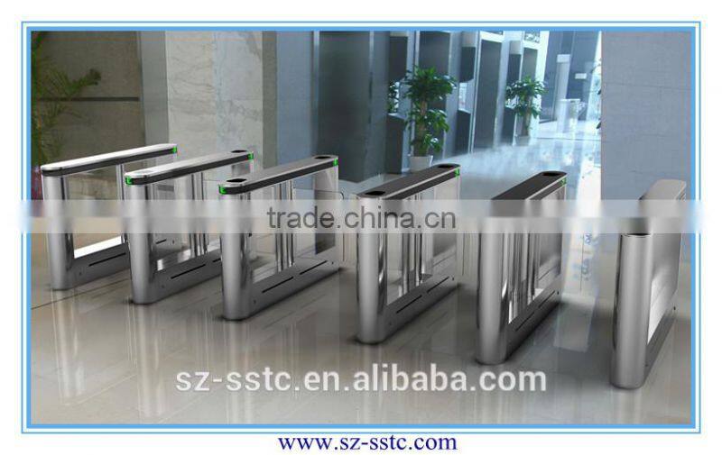 Bank swing barrier turnstile , RFID swing turnstile gate for access control system