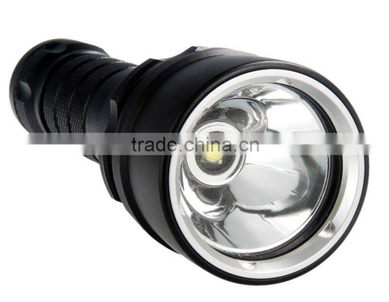 LustFire T6 800LM Adjustable Waterproof Diving LED Flashlight