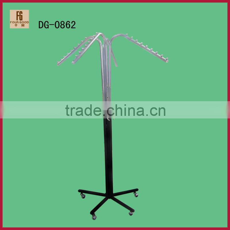 Slat wall metal display hook