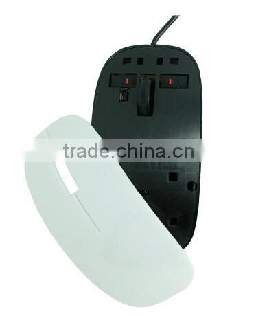 Printable colored 3D sublimation wired mouse for 3D Vacuum heat transfer printing
