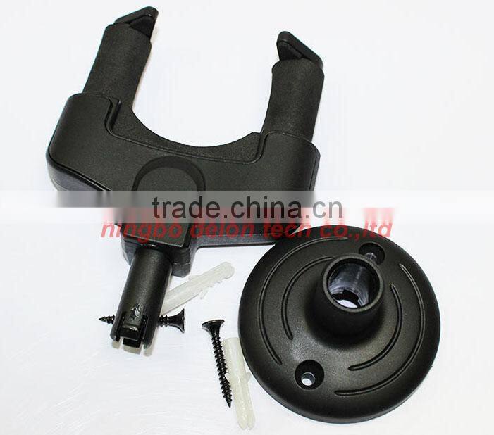 Nylon lockable guitar wall stand holder mount bracket