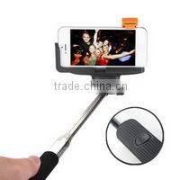 Extendable Mobile Phone Monopod Selfie Stick Wired Monopod Tube Plug For iPhone/Samsung