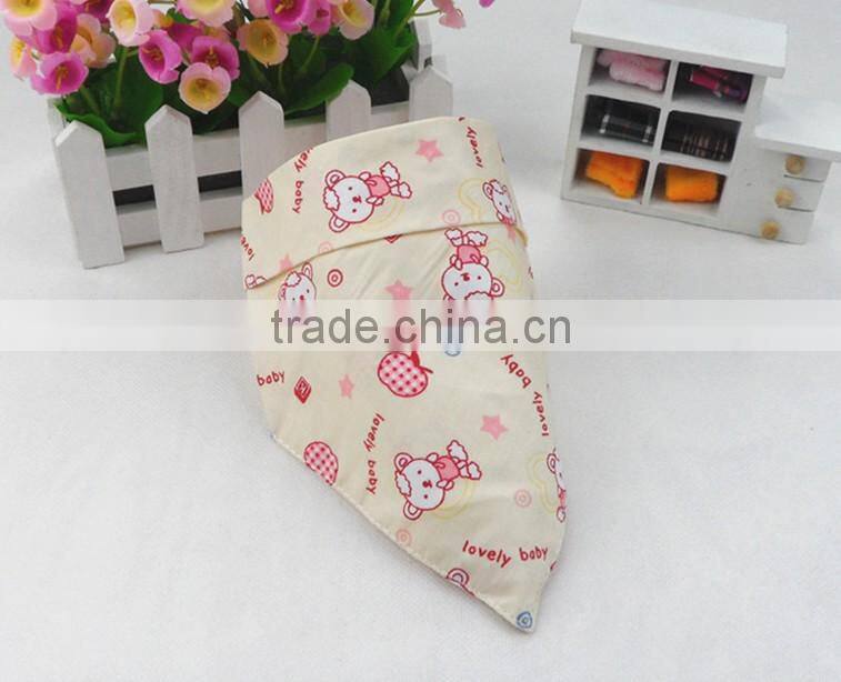 Twill Cotton Baby Drool Bib Bandana for Toddler Kids / Pretty Twill Terry Cotton Baby Towel