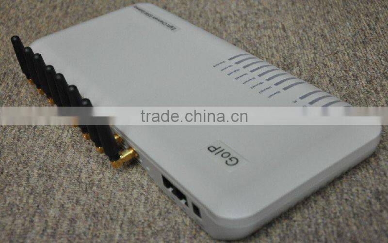 gsm to voip gateway router 8 ports