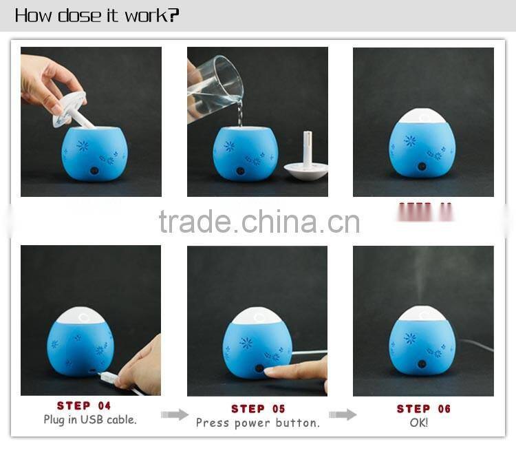 Novelty cool mist vapor portable office humidifier