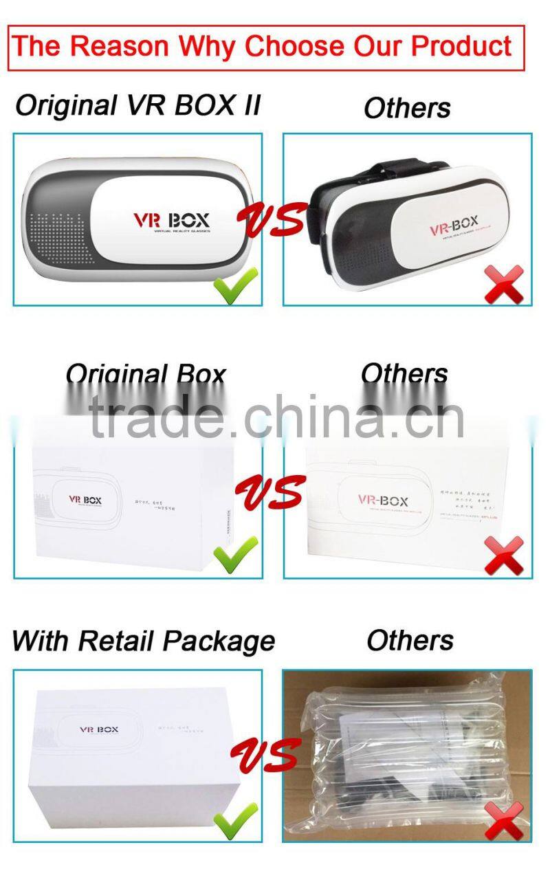Cardboard 3d vr box 3.0 Pro1.0 Version Virtual Reality vr box 2 3D Glasses vr box 2.0 with remote